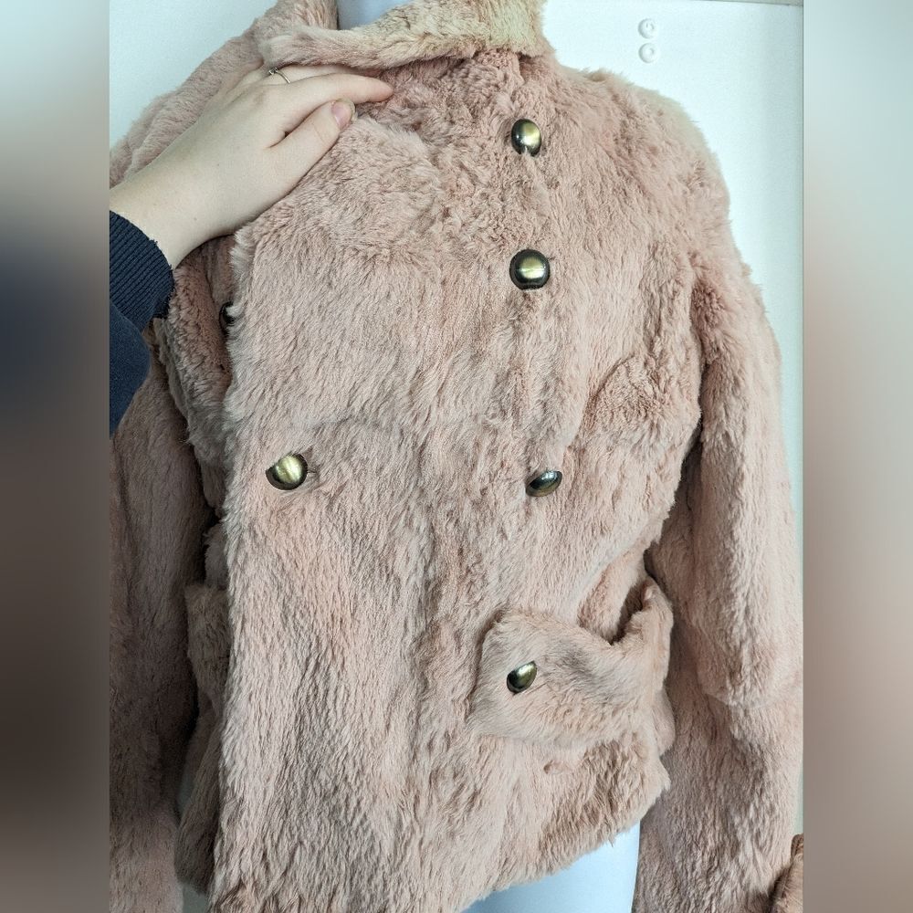 Sherri bodell rabbit fur jacket - Picture 3 of 9